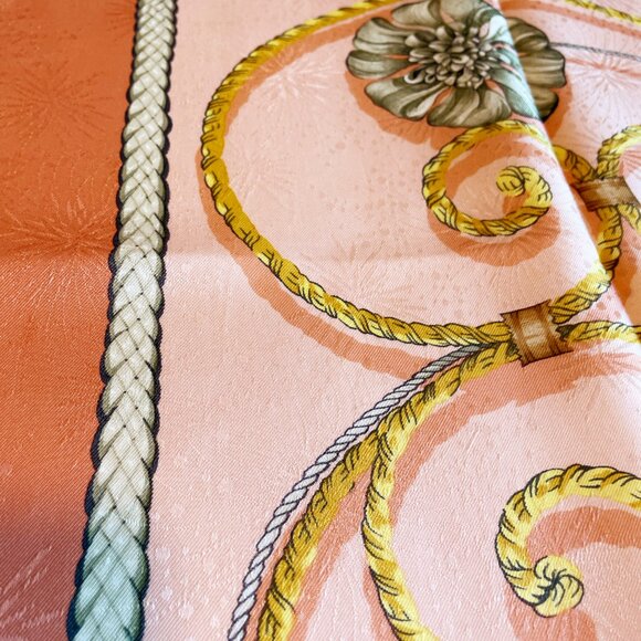 Vintage Hermès Silk Scarf "Jouvence" by Leïla Menchari - Picture 9 of 15